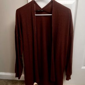 Burnt orange shein cardigan. Size small.
